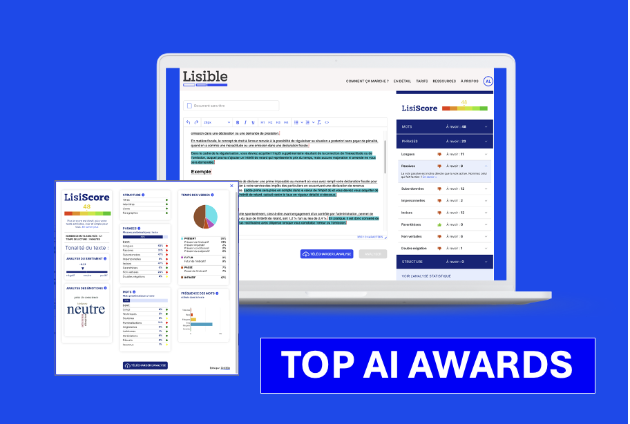 Lisible-top-ai-awards